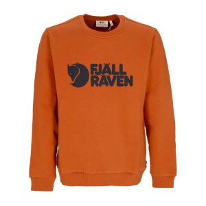 Men's Crewneck Sweatshirt Logo Sweater Terracotta Brown