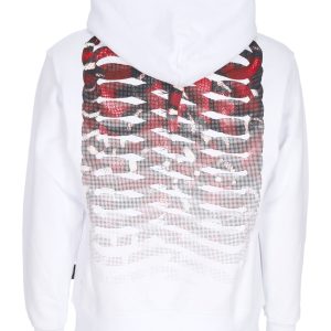 Men's hoodie Ribs Coral Hoodie White