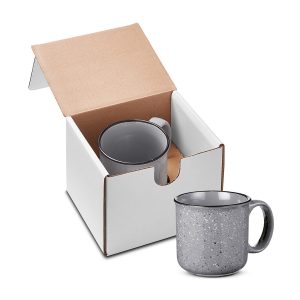 15oz Campfire Ceramic Mug In Mailer - Gray - One Size