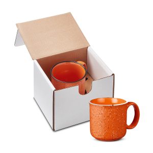 15oz Campfire Ceramic Mug In Mailer - Orange - One Size