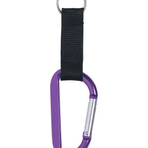 8mm Carabiner - Purple - One Size