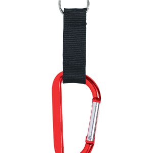 8mm Carabiner - Red - One Size