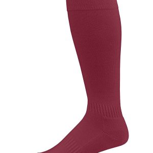 Augusta Sportswear 6006 Elite Multi-Sport Socks- Intermediate - Cardinal - S
