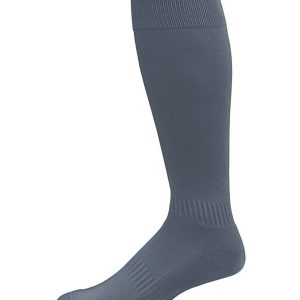 Augusta Sportswear 6006 Elite Multi-Sport Socks- Intermediate - Graphite - S
