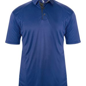 Badger 4040 Men's Ultimate SoftLock Polo - Royal/ Graphite - XS
