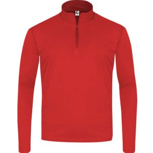 C2 Sport 5202 Youth Quarter-Zip Pullover - Red - XS