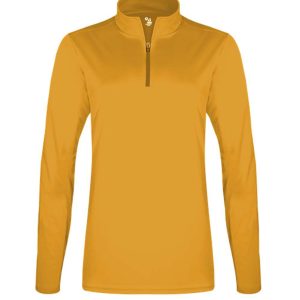 C2 Sport 5602 Women's Quarter-Zip Pullover - Gold - XS