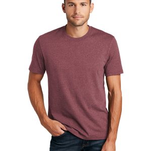 District DT8000 Men's Re-Tee - Maroon Heather - L
