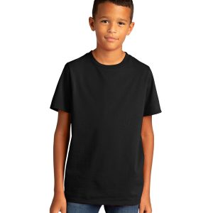 District DT8000Y Youth Re-Tee - Black - L