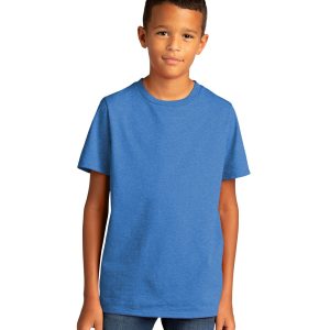 District DT8000Y Youth Re-Tee - Blue Heather - L