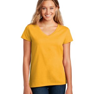 District DT8001 Women's Re-Tee V-Neck - Maize Yellow - XL