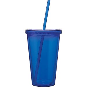 Double Wall Acrylic Tumbler - 16 Oz Spirit - Blue - One Size