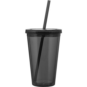 Double Wall Acrylic Tumbler - 16 Oz Spirit - Graphite - One Size