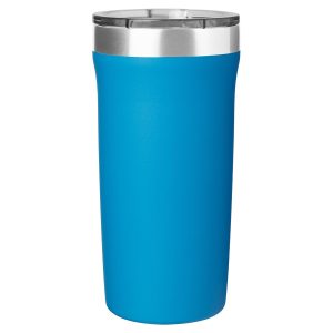 Double Wall Stainless Steel Thermal Tumbler - 18 Oz Palermo - Matte Aqua - One Size