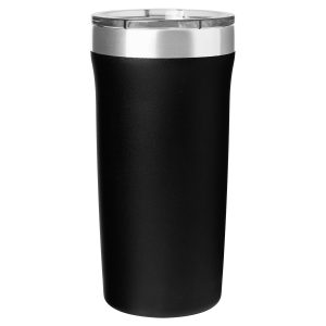 Double Wall Stainless Steel Thermal Tumbler - 18 Oz Palermo - Matte Black - One Size