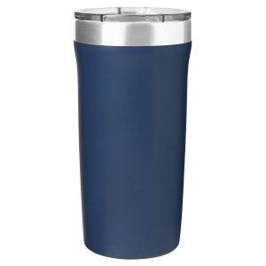 Double Wall Stainless Steel Thermal Tumbler - 18 Oz Palermo - Matte Navy - One Size