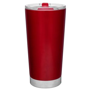 Double Wall Stainless Steel Thermal Tumbler - 20 Oz Frost - Red - One Size