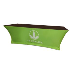 Fitted Stretch Polyknit Table Cover - Chocolate - 48 inch x 24 inch