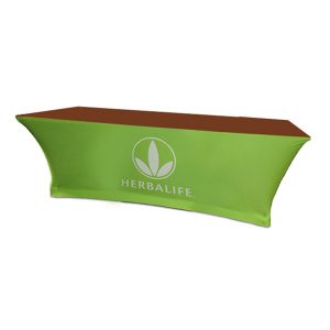 Fitted Stretch Polyknit Table Cover - Copper - 48 inch x 24 inch