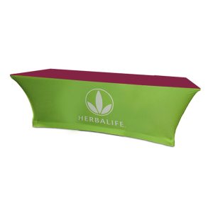 Fitted Stretch Polyknit Table Cover - Fuchsia - 48 inch x 24 inch