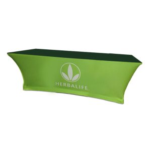 Fitted Stretch Polyknit Table Cover - Hunter - 48 inch x 24 inch