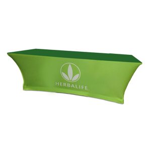 Fitted Stretch Polyknit Table Cover - Kelly Green - 48 inch x 24 inch