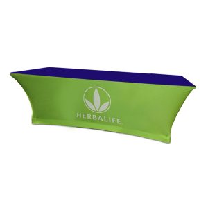 Fitted Stretch Polyknit Table Cover - New Royal - 48 inch x 24 inch