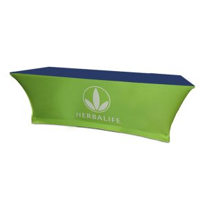 Fitted Stretch Polyknit Table Cover - Royal Blue - 48 inch x 24 inch