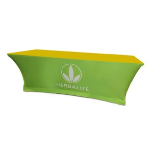 Fitted Stretch Polyknit Table Cover - Sunshine - 48 inch x 24 inch