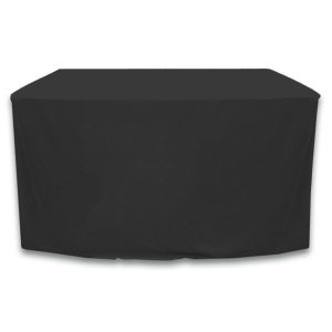 Fitted Table Cover - Black - 48 inch x 24 inch