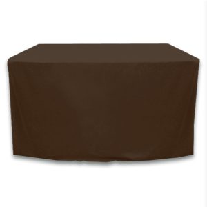 Fitted Table Cover - Chocolate - 48 inch x 24 inch