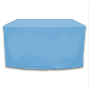 Fitted Table Cover - Light Blue - 48 inch x 24 inch