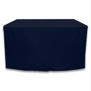 Fitted Table Cover - Navy Blue - 48 inch x 24 inch
