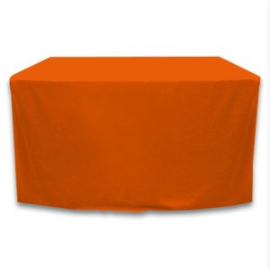 Fitted Table Cover - Orange - 48 inch x 24 inch