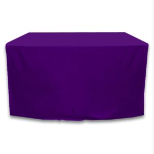 Fitted Table Cover - Royal Purple - 48 inch x 24 inch