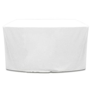 Fitted Table Cover - White - 48 inch x 24 inch