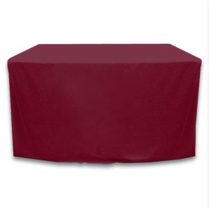Fitted Table Cover - Wine - 48 inch x 24 inch