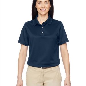 Harriton M345W Ladies' Advantage Snag Protection Plus IL Snap Placket Polo - Dark Navy - 3XL