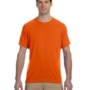 Jerzees 21 Men's Sport Polyester T-Shirt - Safety Orange - 2XL