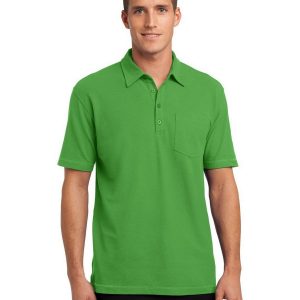 Port Authority K559 Men's Modern Stain Resistant Pocket Polo - Vine Green - 4XL