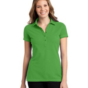 Port Authority L559 Ladies Modern Stain Resistant Polo - Vine Green - 3XL