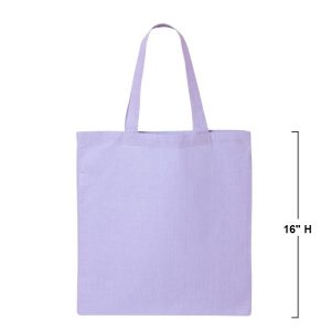 Q-Tees QTB Women's Economical Tote Bag - Lavender - One Size
