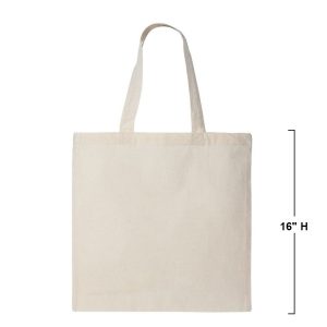 Q-Tees QTB Women's Economical Tote Bag - Natural - One Size