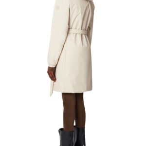 Raincoat Woman Rains Lohja Long Insulated Curve Jacket Dune
