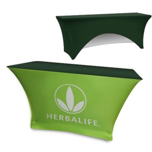 Sided Stretch Polyknit Table Cover - Forest - 48 inch x 24 inch