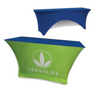 Sided Stretch Polyknit Table Cover - Royal Blue - 48 inch x 24 inch