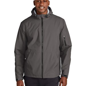 Sport-Tek JST56 Men's Waterproof Insulated Jacket - Graphite - XS