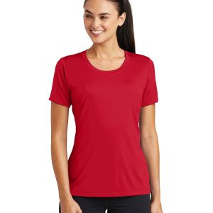 Sport-Tek LST320 Women's PosiCharge Tough Tee - Deep Red - L