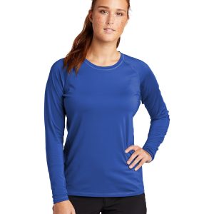 Sport-Tek LST470LS Women's Long Sleeve Rashguard Tee - True Royal - M
