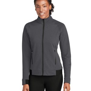 Sport-Tek LST570 Women's PosiCharge Strive Full-Zip - Graphite - XS